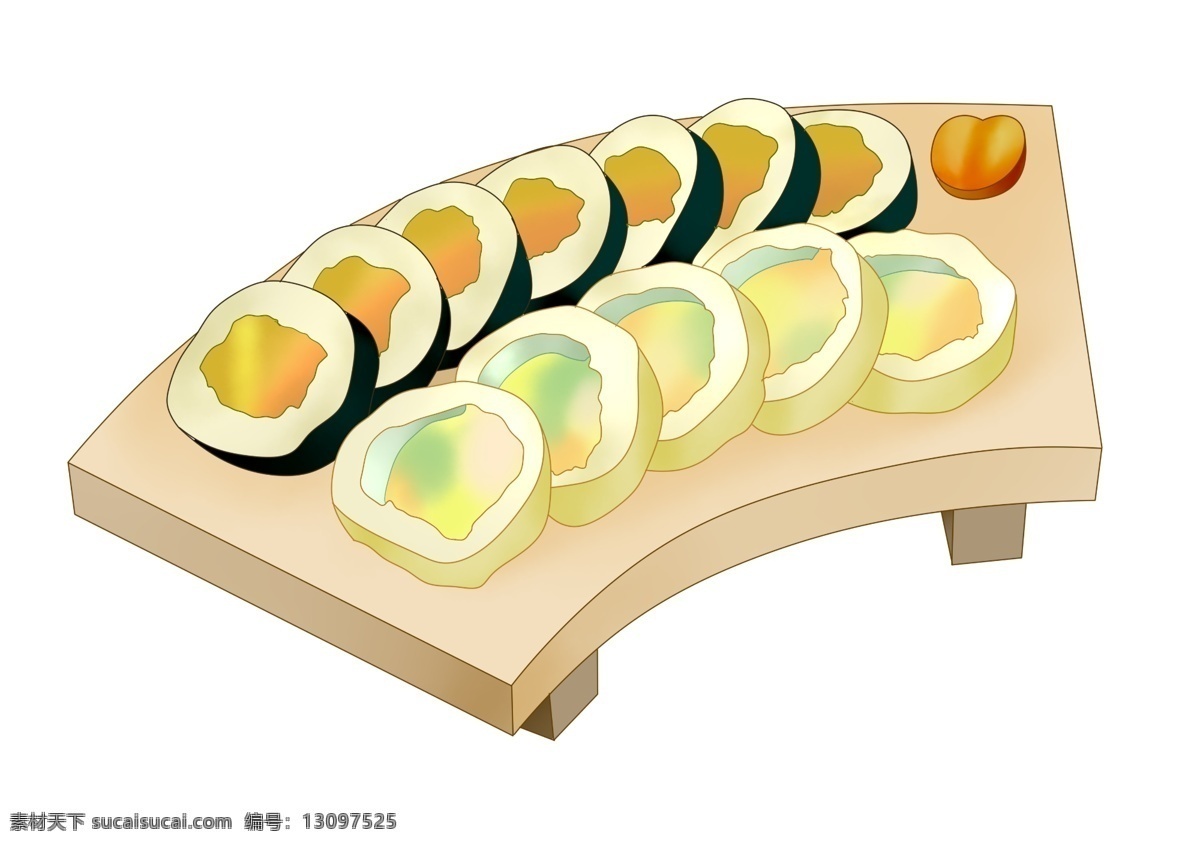 美味 寿司 装饰 插画 美味的寿司 营养寿司 漂亮的寿司 寿司装饰 寿司插画 立体寿司 日本寿司