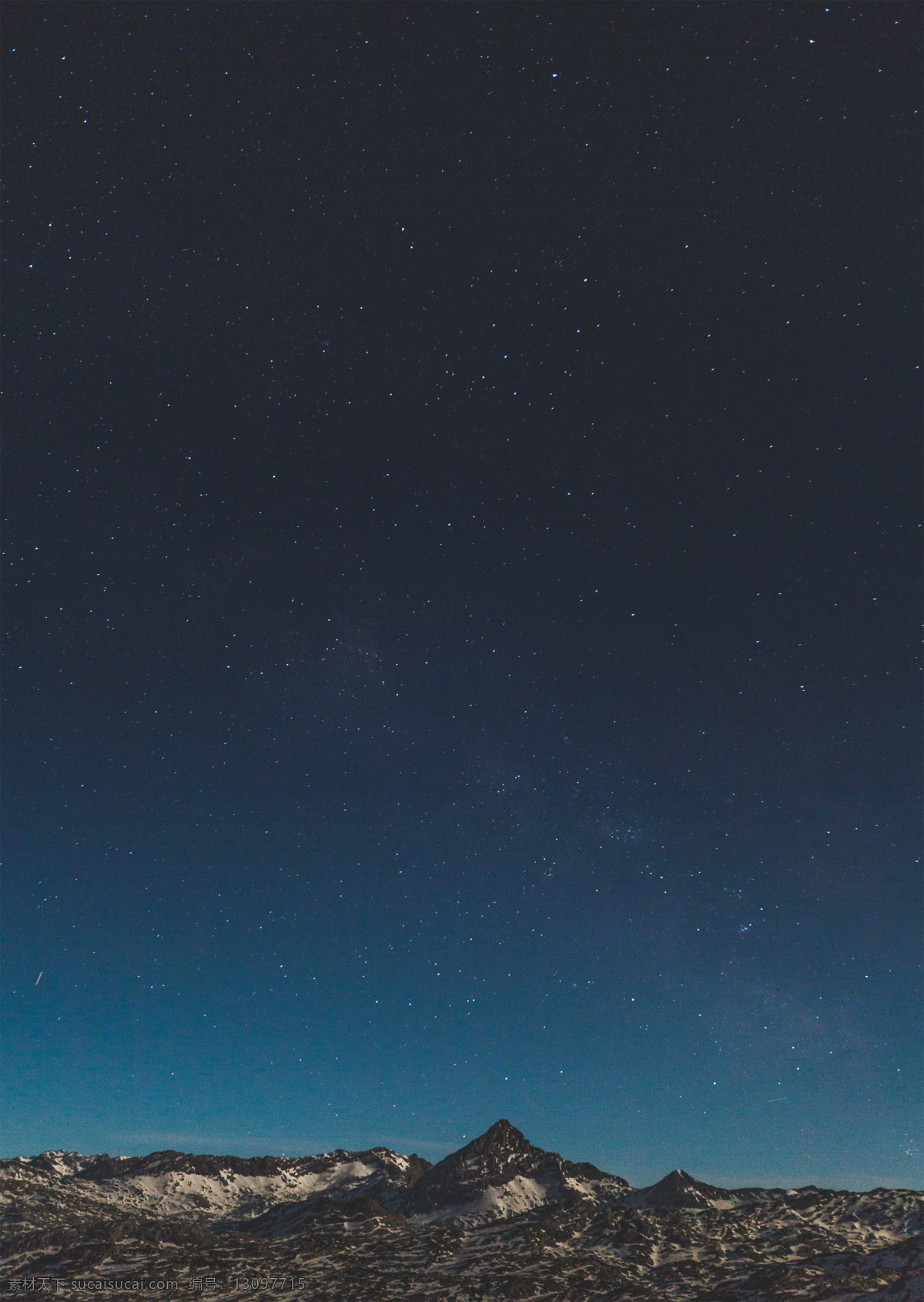 星空 山川 山地 夜空 黑夜 星星 繁星 星光 夜 夜晚 天空 黑 银河 星河