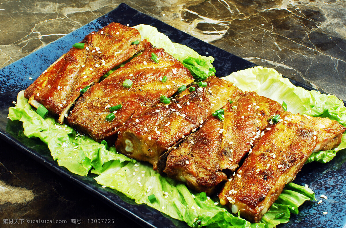 烤羊排 羊排 烧烤 烤排骨 排骨 餐饮美食 传统美食