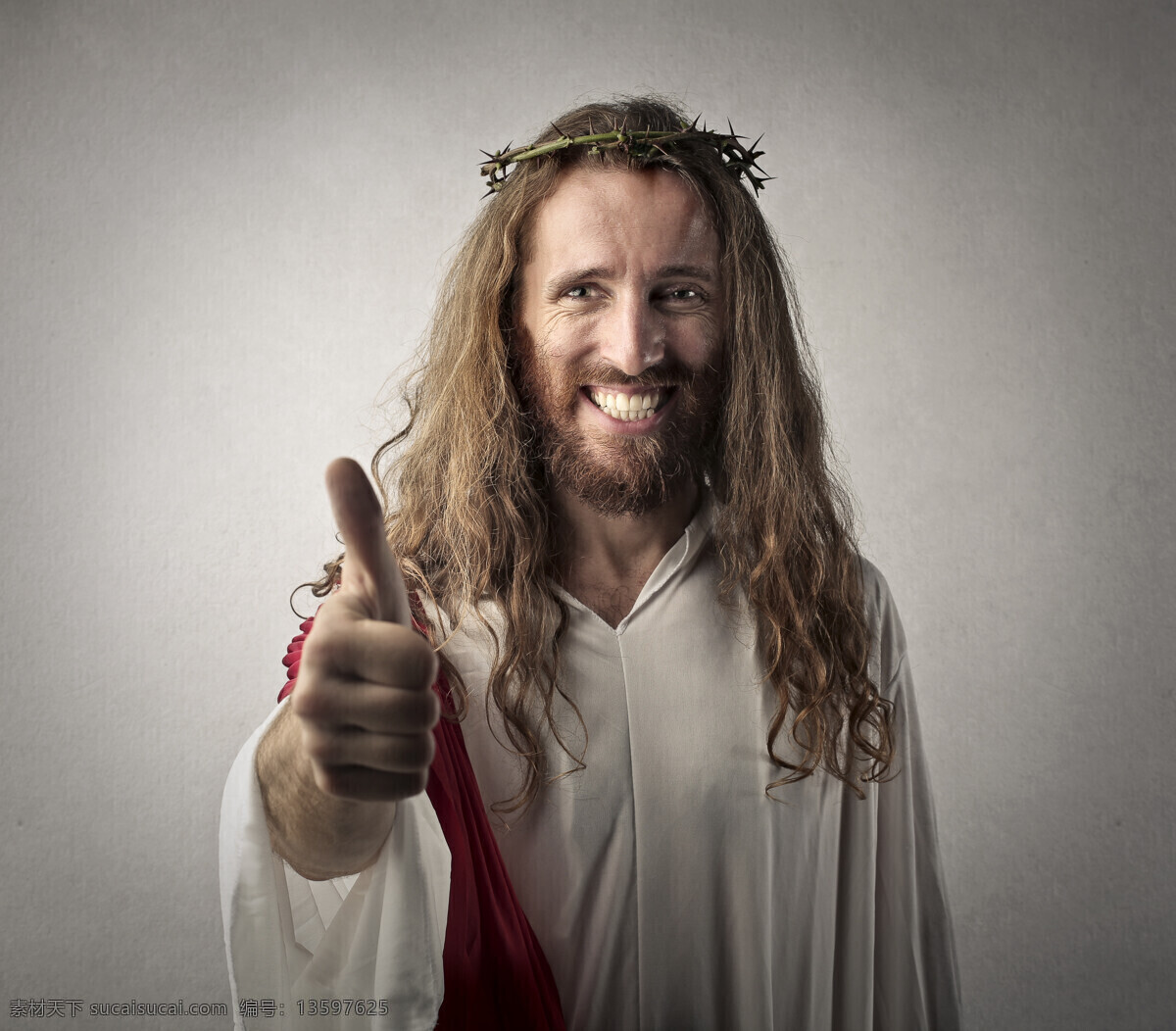 竖 大拇指 耶稣 竖大拇指 顶呱呱 基督教 男士 欧美男性 外国男人 男人图片 人物图片