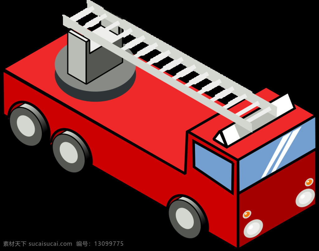 iso 消防车 车辆 发动机 火 卡车 等距的 pixelart 混音 插画集