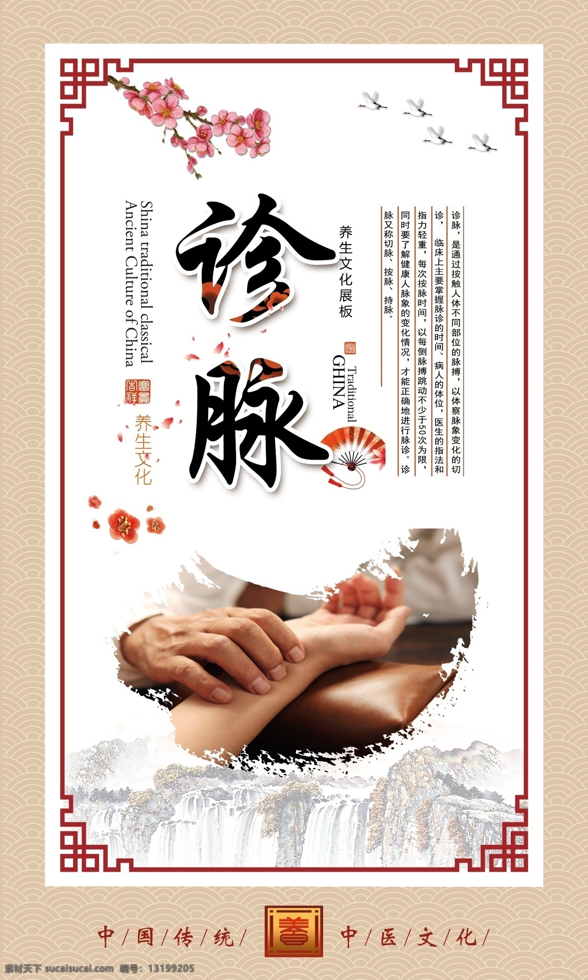 中国 风 中医 文化 成套 展板 中国风 海报