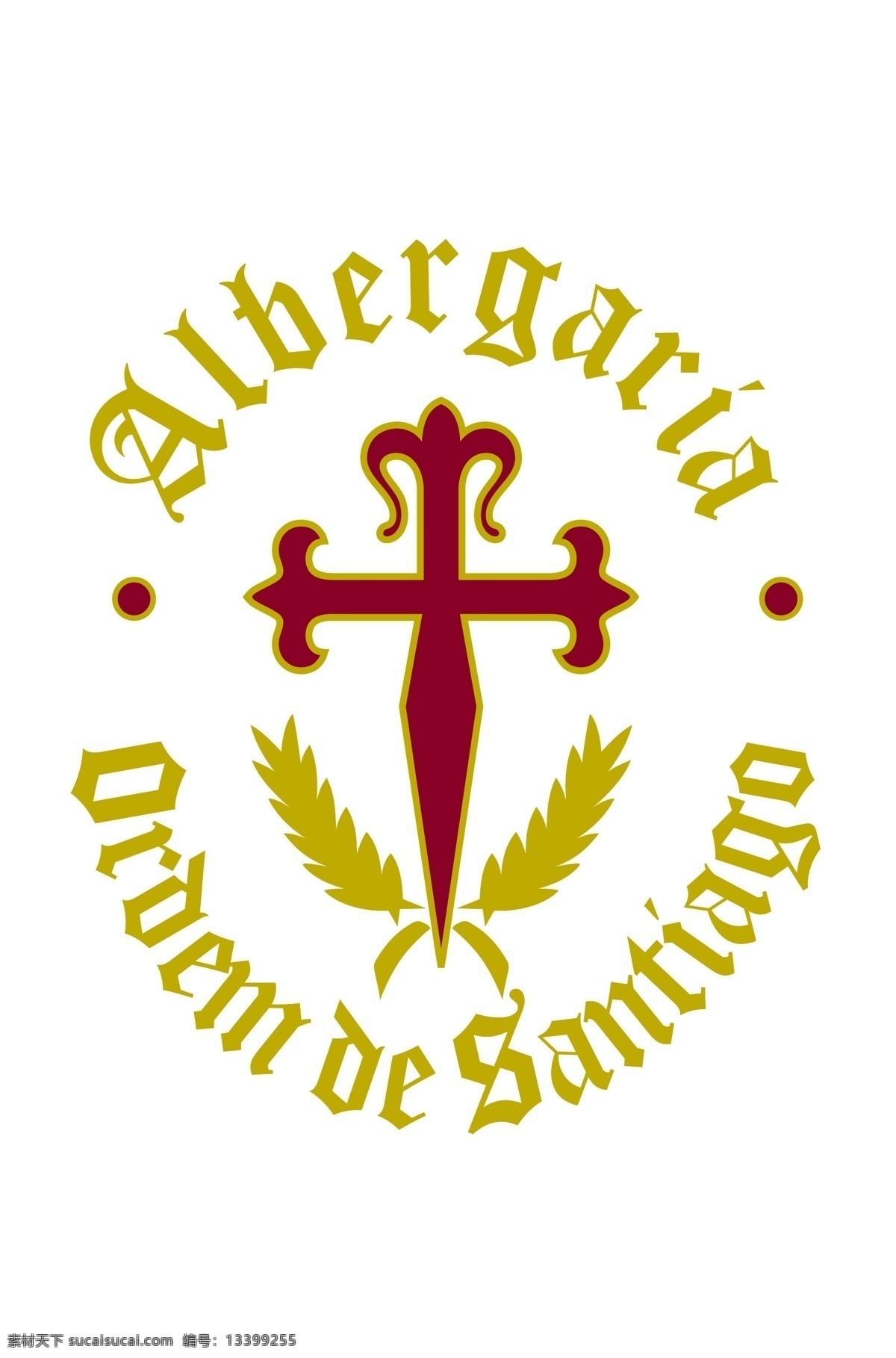 圣地亚哥 ordem 阿尔贝 加里亚 免费 标志 标识 psd源文件 logo设计