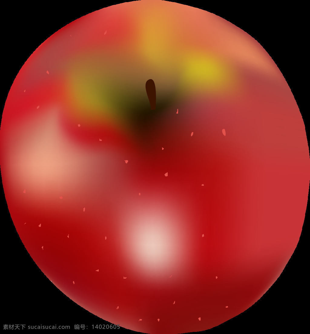 红色 苹果 元素