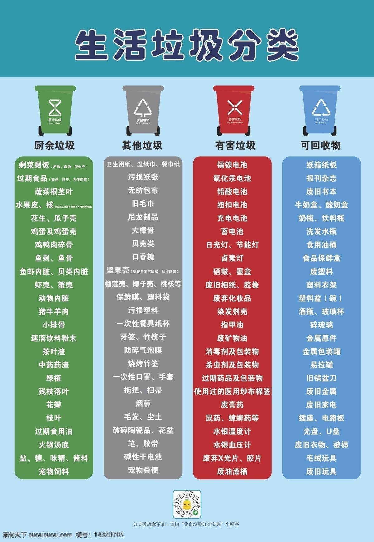 生活垃圾分类 垃圾分类 北京垃圾分类 生活垃圾 垃圾 分类
