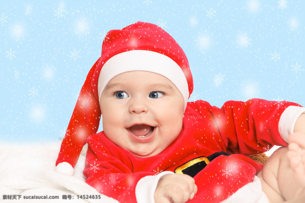 笑容 灿烂 圣诞 装 宝宝 笑容灿烂 圣诞装宝宝 圣诞帽子 圣诞服装 雪花 圣诞节 节日 宝宝图片 人物图片