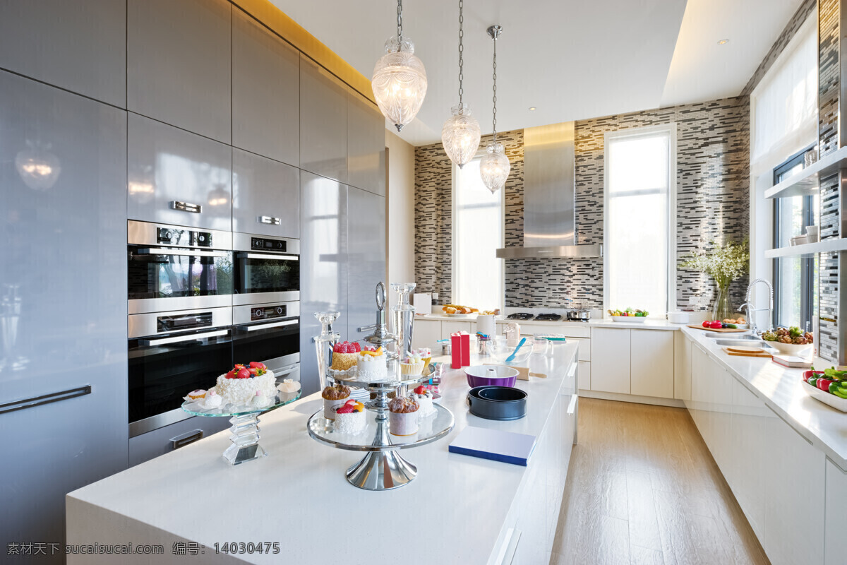 唯美 炫酷 简介 简约 欧式 厨房 橱柜 浪漫厨房 精致厨房 家居 白色系 环境设计 室内设计