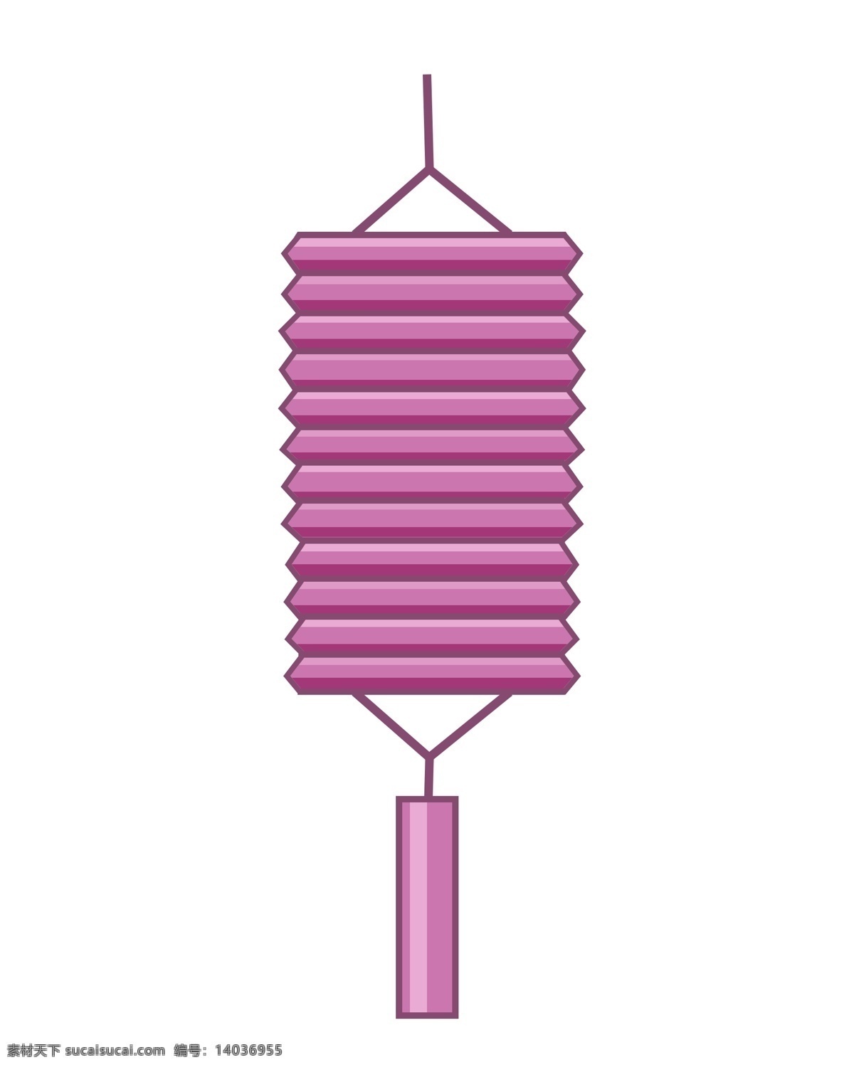 紫色 折叠 灯笼 挂饰 插画 褶皱 装饰灯笼 挂件 高高挂 吊饰 紫色灯笼 折叠灯笼 灯笼挂饰插画 挂起的灯笼