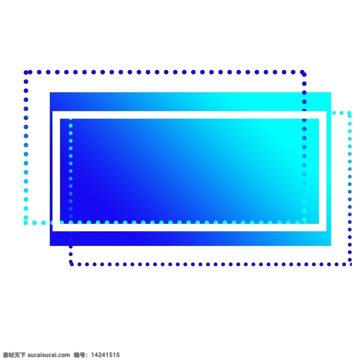 科技 感 渐变 风格 边框 商用 科技感 彩色蓝色 卡通可商用 简约 渐变风格哈