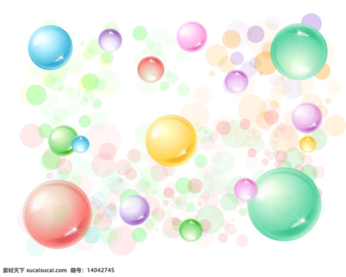 七彩泡泡 彩色气泡 彩色泡泡 泡泡 圆形气泡 彩色斑点 背景底纹 气泡底纹 彩色分散点 透明彩色泡泡