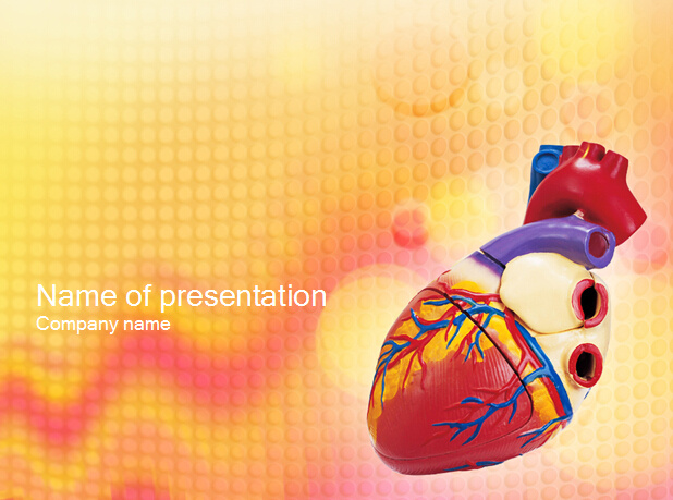 医疗 行业 心脏 模型 ppt模板 ppt素材 心脏模型 模板