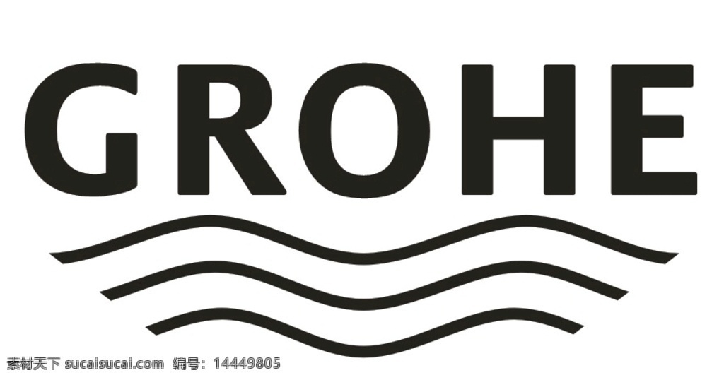 grohe 高 仪 卫浴 家装 logo 高仪 logo设计