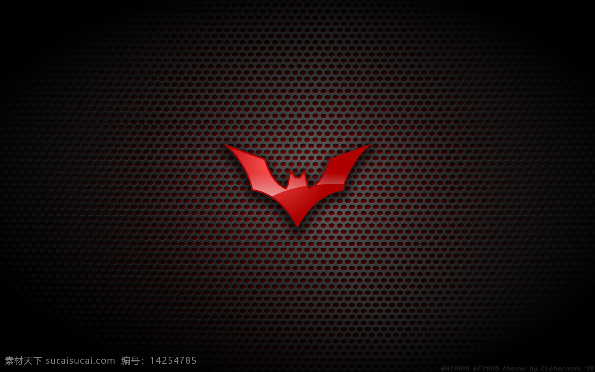 红色 蝙蝠侠 标志 黑暗骑士 英雄 金属 标志图标 其他图标