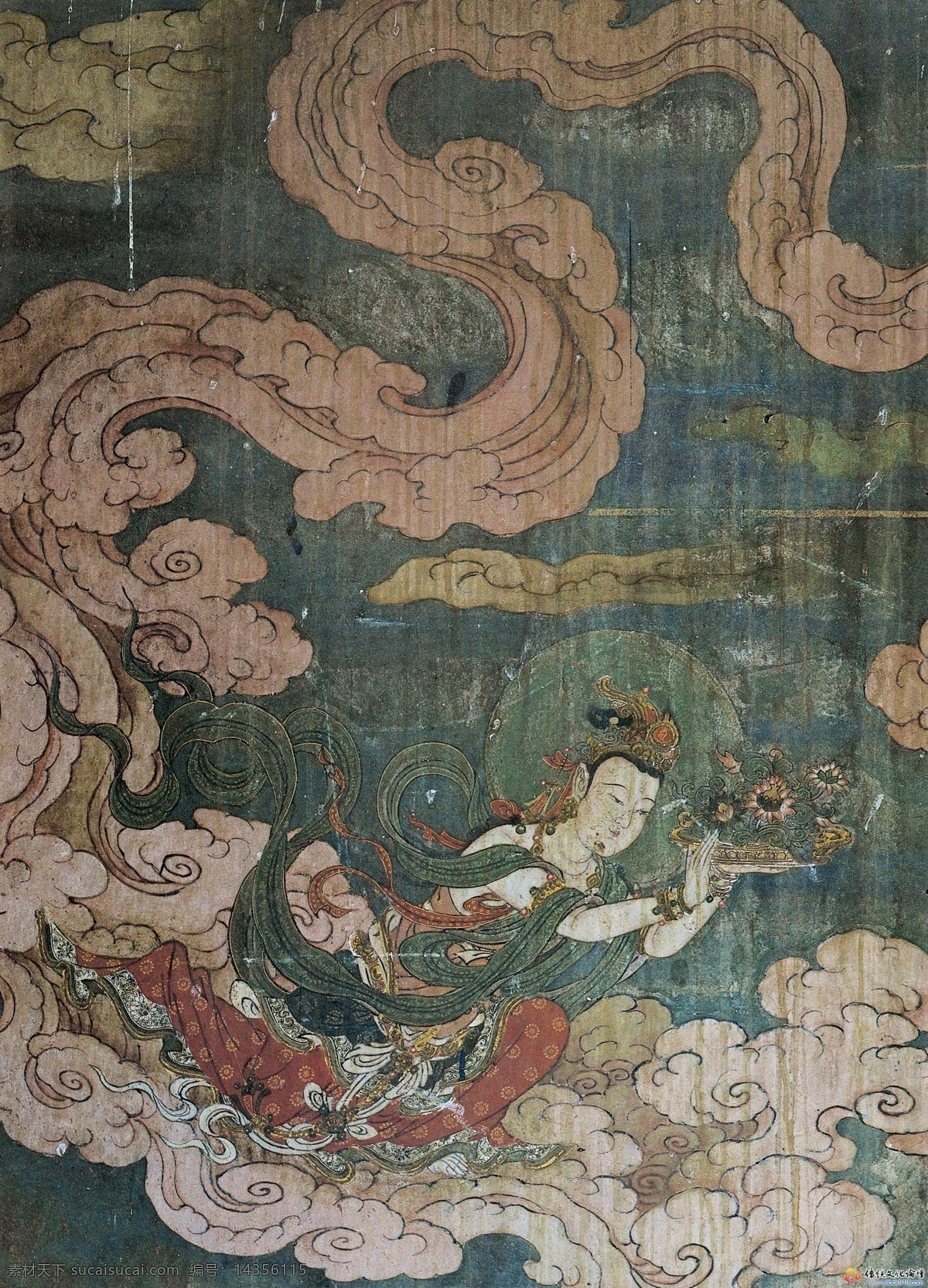 法海 寺 壁画 设计素材 中国古典 壁画世界 书画美术 灰色