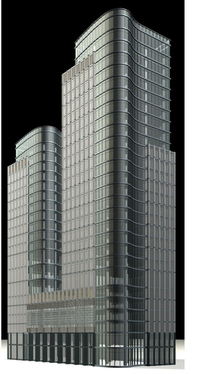 现代 高层 公共 建筑 3d 模型 3d模型 公共建筑 3d模型素材 建筑模型