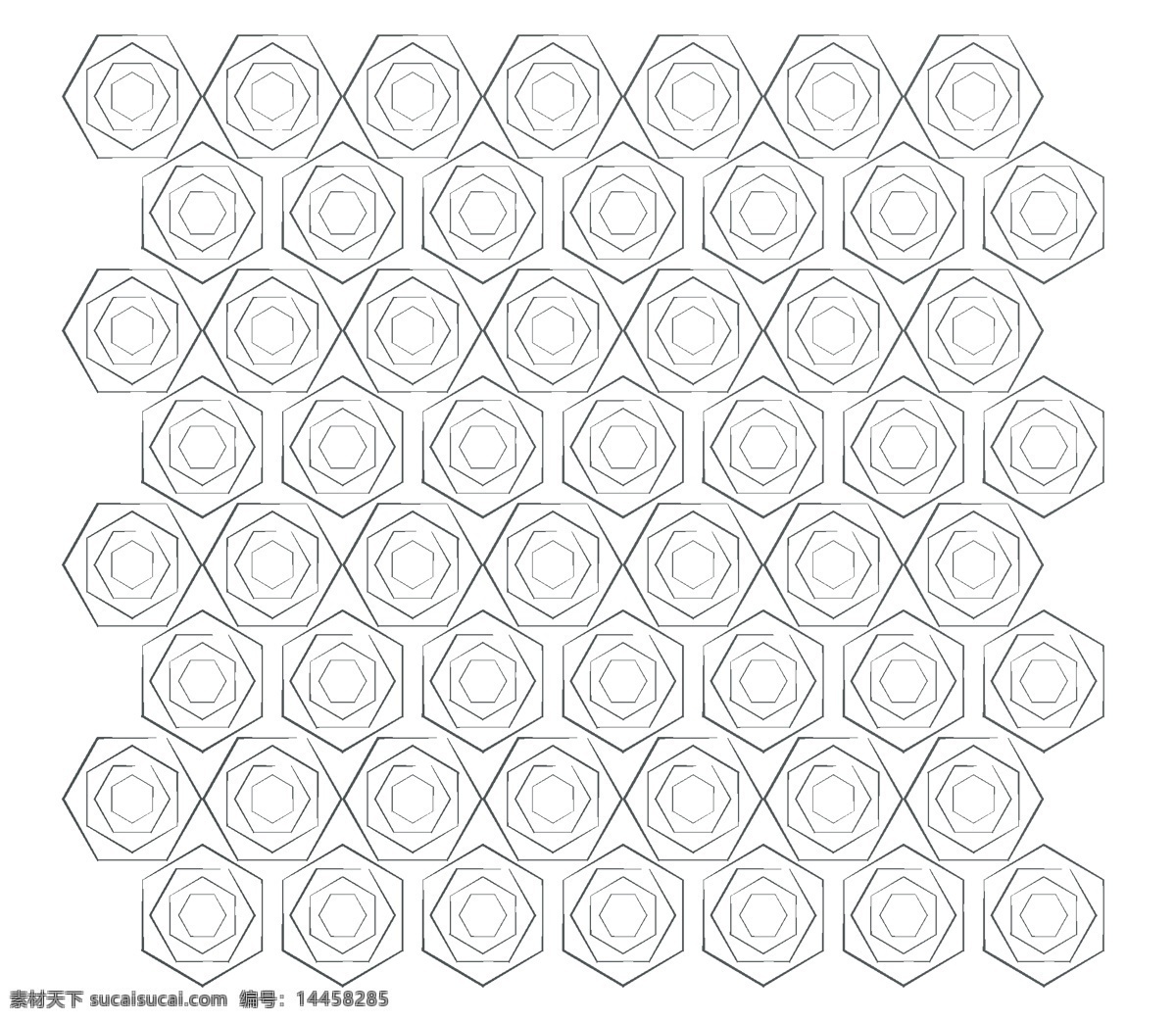 白色 几何 六边形 图形 矢量 元素 图案 矢量元素 透明素材 免抠元素