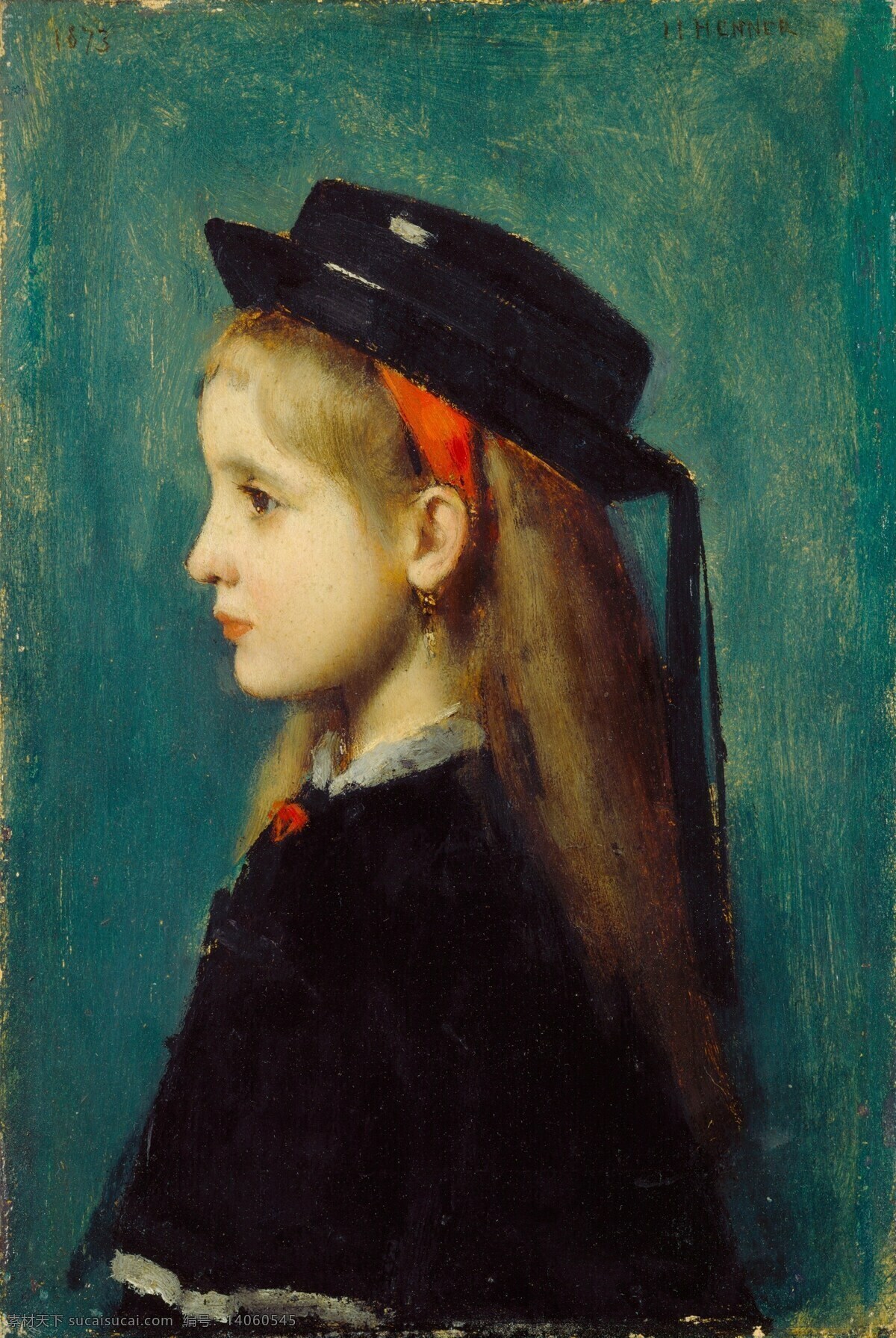 阿尔萨斯 女孩儿 让贾可 汉纳作品 法国画家 德法交界处 人物肖像 19世纪油画 油画 文化艺术 绘画书法