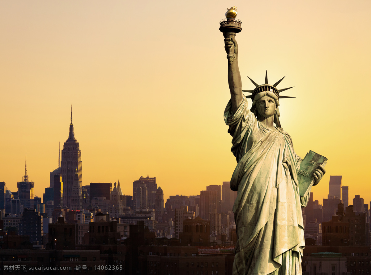 美国 自由 女神像 自由女神 建筑 雕像 旅游摄影 国外旅游