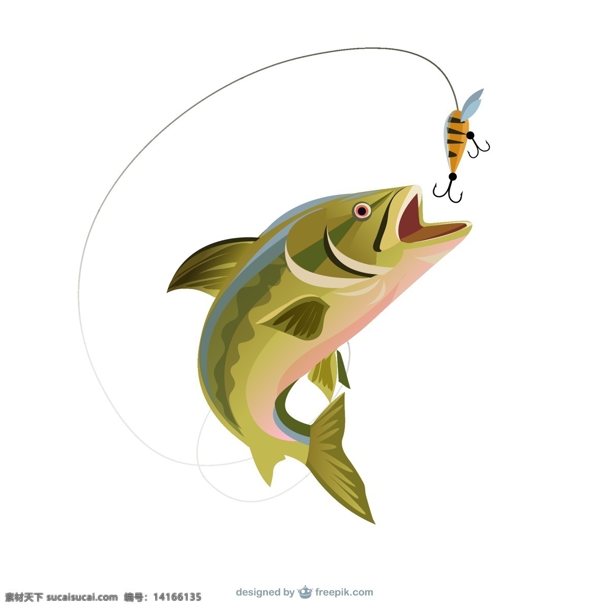 垂钓鳟鱼图 钓鱼 插图 渔夫 鳟鱼 渔民
