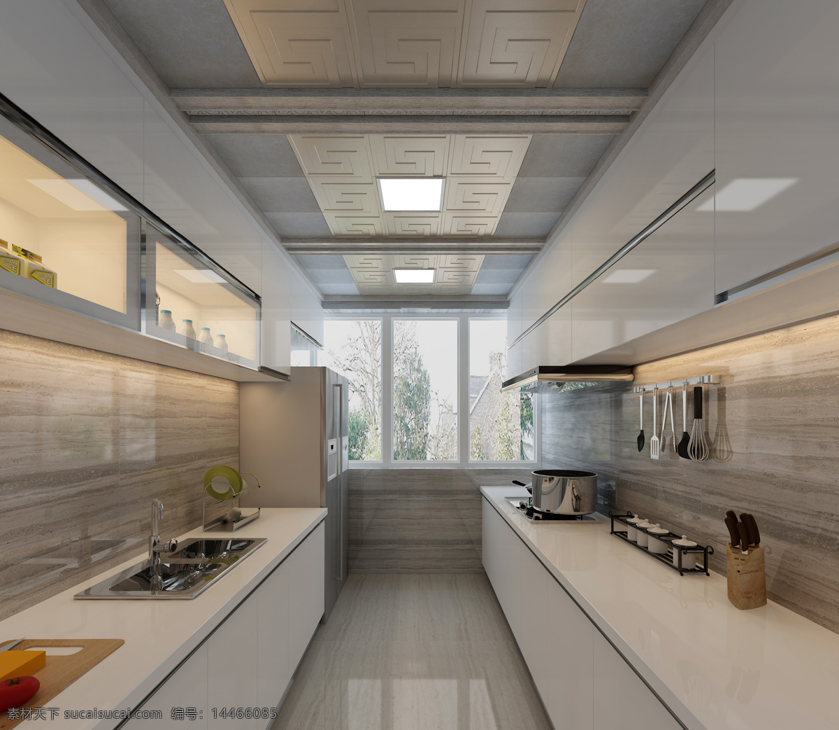 家居厨房 室内设计 家居 吊顶 集成吊顶 厨房设计 家居图片 环境设计