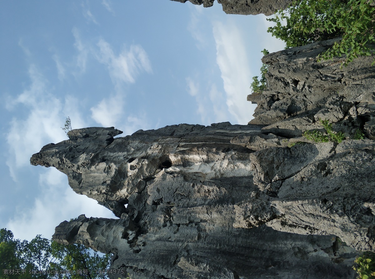 泥凼小石林 石头 大石头 蓝天 石头山 自然景观 自然风景