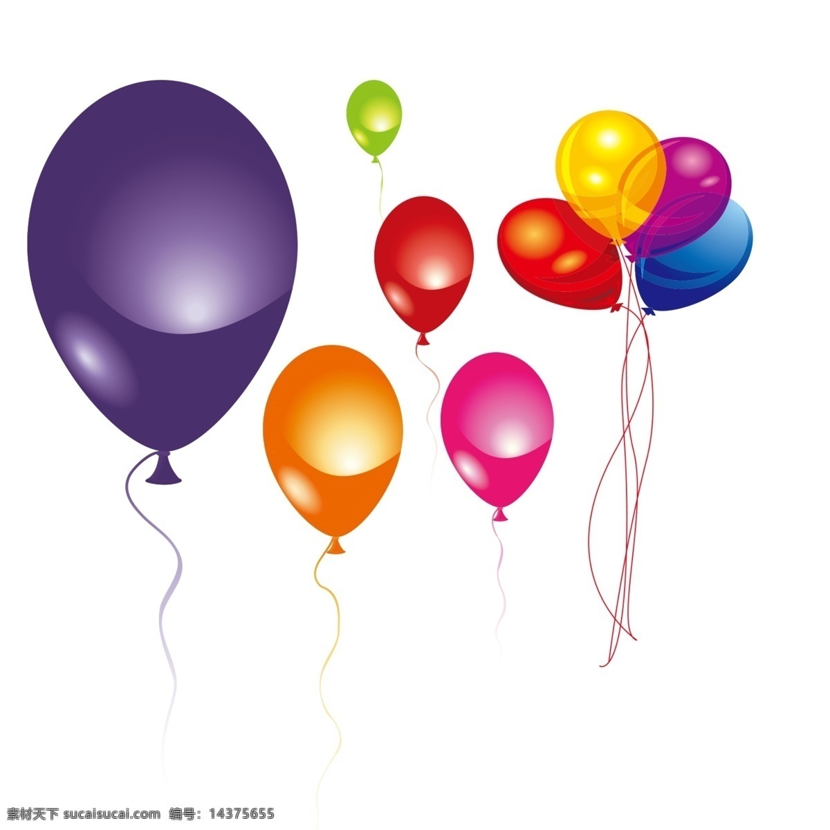 气球图片 气球 彩球 卡通球 各种气球 气球素材 卡通设计