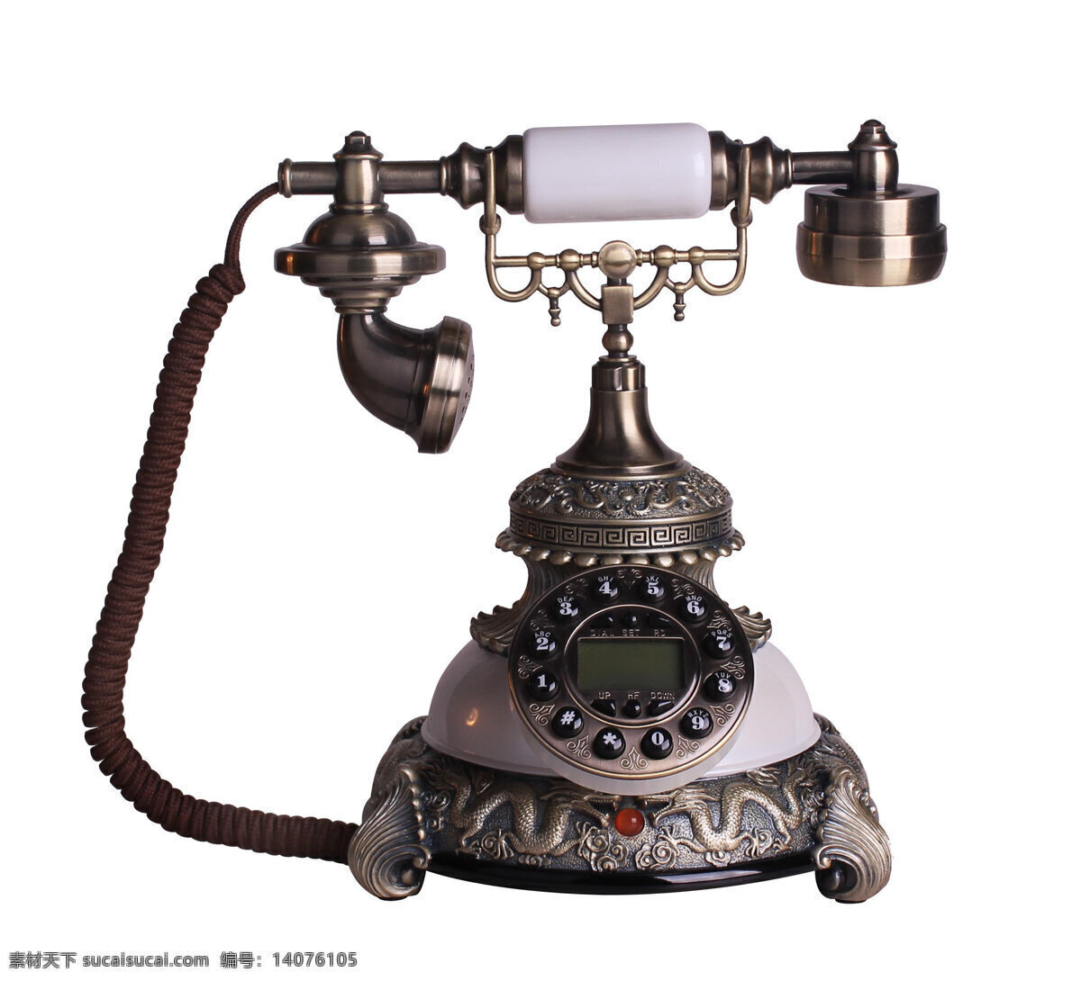 电话 座机 仿古电话 复古电话 华贵 高雅 奢华 生活素材 生活百科