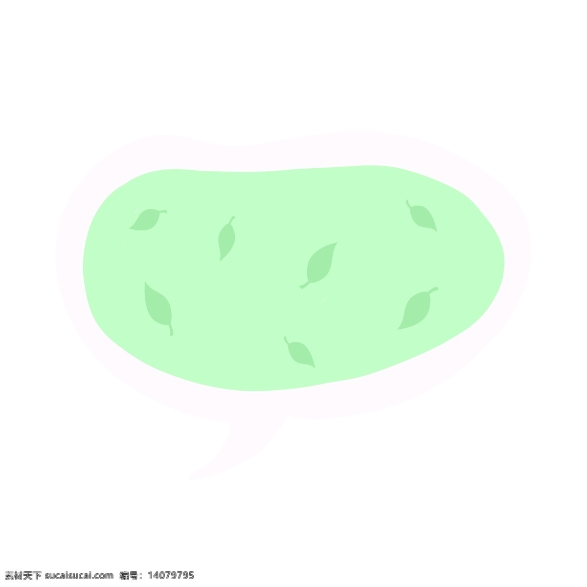 绿色 绿叶 气泡 对话框 绿色气泡 绿叶气泡 对话框气泡 绿色对话框 绿叶装饰 气泡装饰 聊天气泡