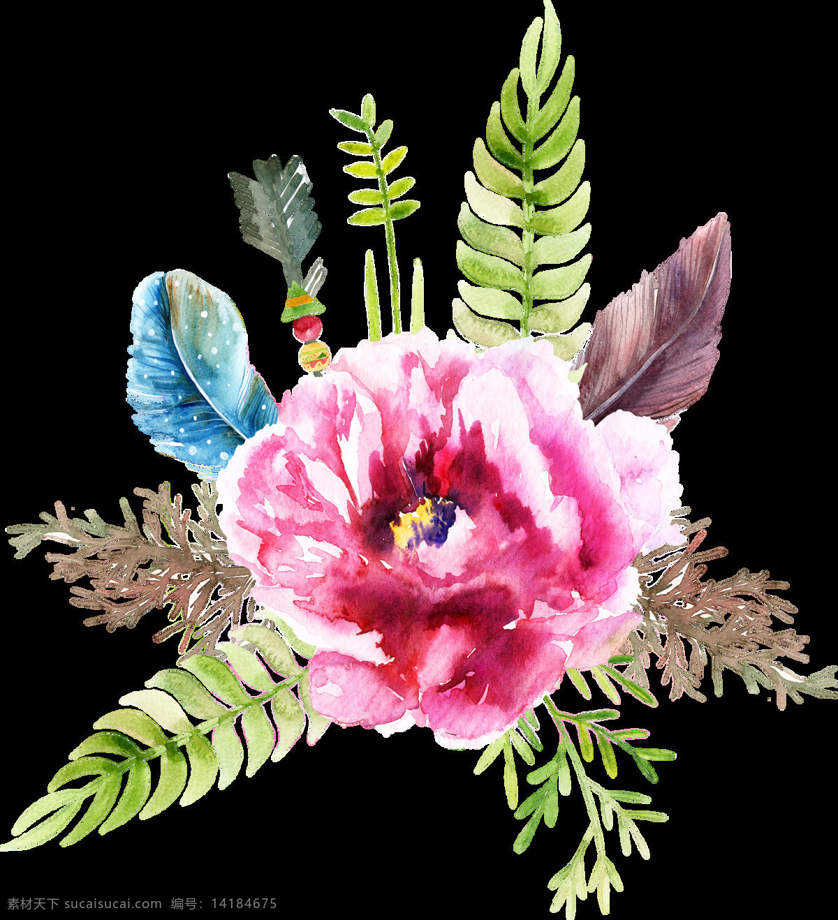 彩色 精致 鲜花 免 扣 合集 绿色 蓝色 花朵 插画 红色 粉色 白色 花瓣 花卉 绿叶 叶子 植物 卡通 装饰图案 透明素材 淘宝 手账素材