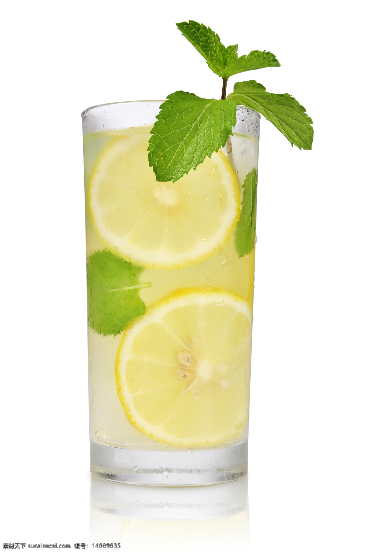 美味 柠檬 饮料 酒 玻璃杯子 图标 薄荷冰水 冰块 酒水饮料 饮料图片 餐饮美食