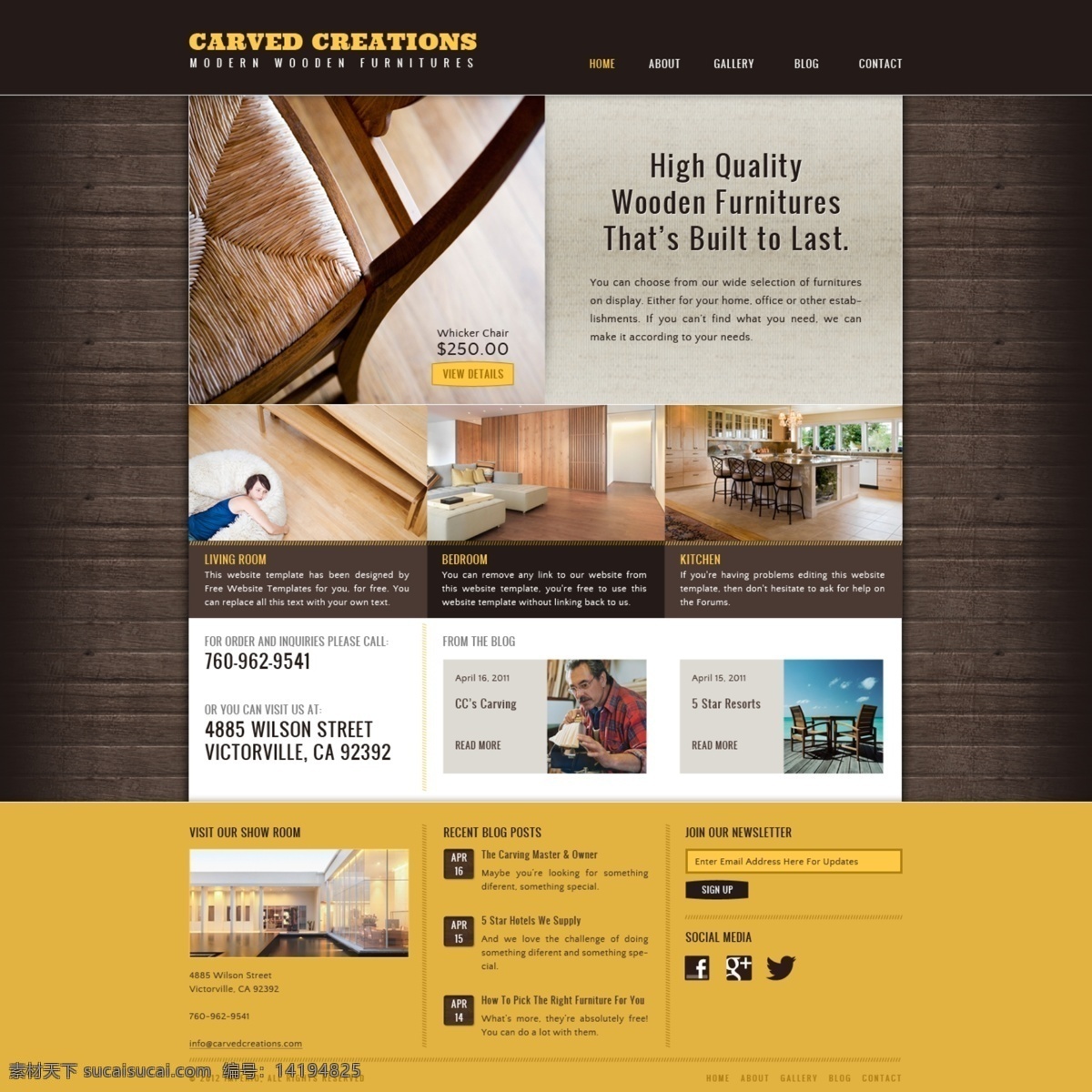 家具 木材 网站 模板 网页素材 网页模板