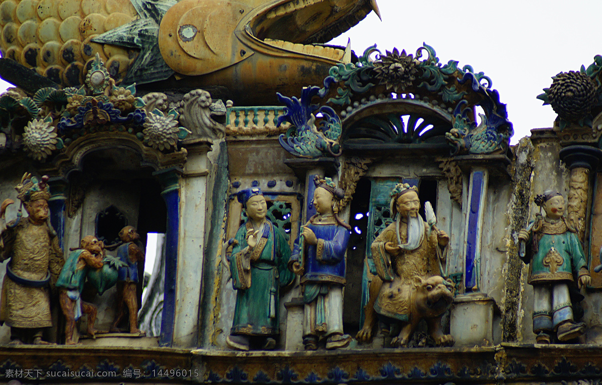雕塑 佛山 祖庙 美术 工艺美术 旅游 景区 雕塑像 文化艺术 传统文化