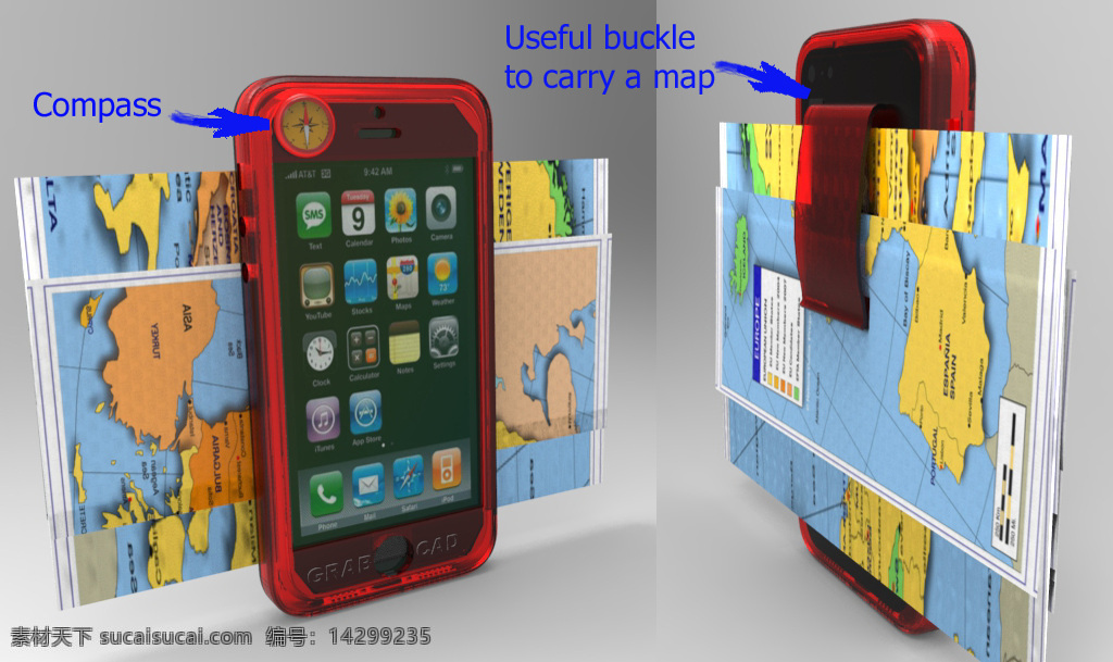 扣 iphone5 3d模型素材 其他3d模型